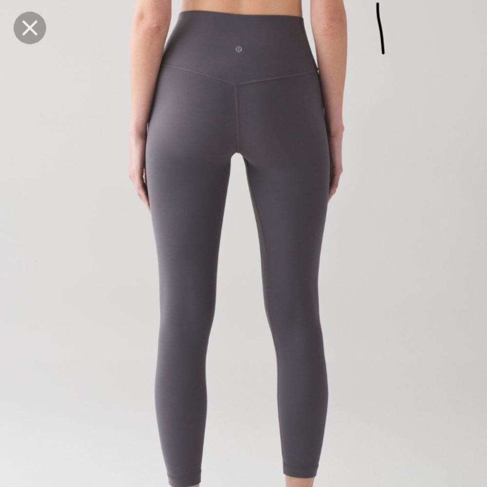 Grey lululemon aligns size 4